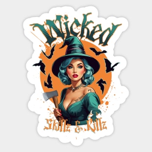 Wicked Skillz Sticker